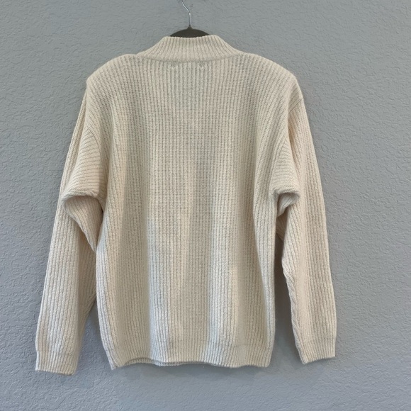 Vintage Silk & Rabbit Hair Blend Vintage Soft Cozy Chunky Sweater Size Large - Picture 8 of 8